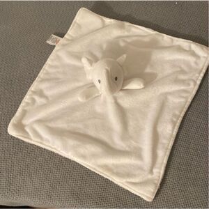 Nuby White Elephant Lovey Blankie Secruity Blanket